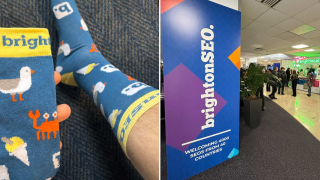 Socks and brightonSEO conferences